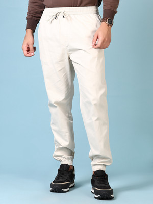 V-MART Regular Fit Men Beige Trousers