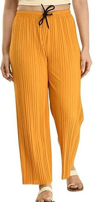 Andrey Regular Fit Women Yellow Trousers