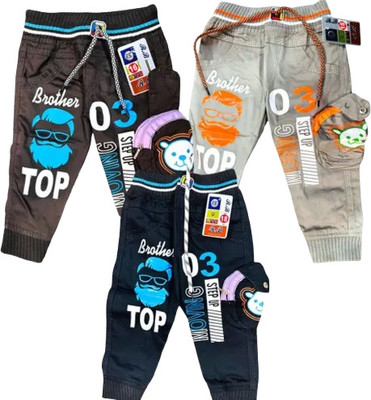 Cauchy Comfort Fit Boys & Girls Multicolor Trousers