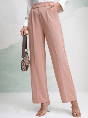 Tokyo Talkies Regular Fit Women Pink Trousers