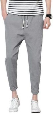 Kashmiri threading Regular Fit Men Grey Trousers