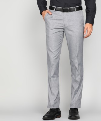 ARROW Regular Fit Men Grey Trousers