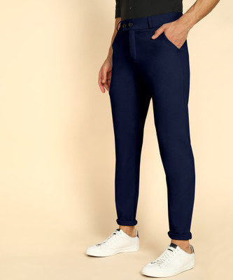 Shine N Show Relaxed Men Blue Trousers