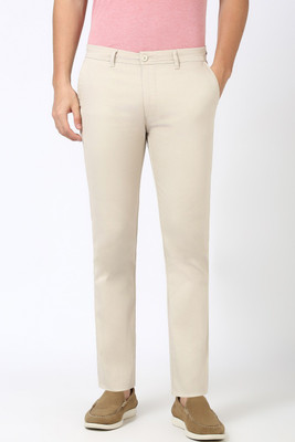 PETER ENGLAND Skinny Fit Men Beige Trousers