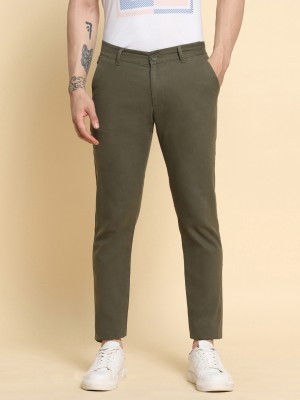 Dennis Lingo Slim Fit Men Dark Green Trousers