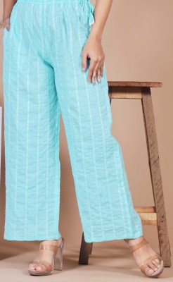 Fashion Senora Regular Fit Women Light Blue Trousers