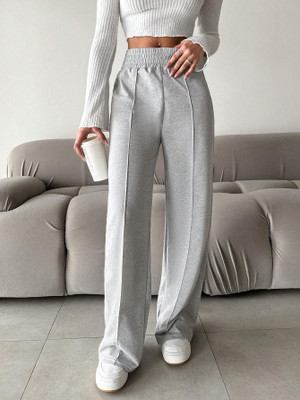 IMSA MODA Loose Fit Women Grey Trousers