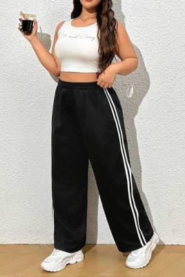 Tripursundari Fashion Regular Fit Women Black, White Trousers
