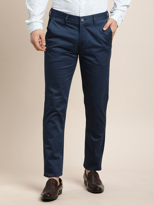 TURTLE Tapered Men Grey Trousers