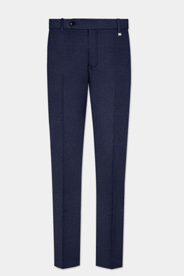 french crown Regular Fit Men Blue Trousers