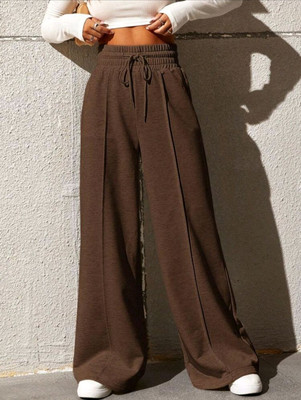 Maa Mahera Loose Fit Women Brown Trousers