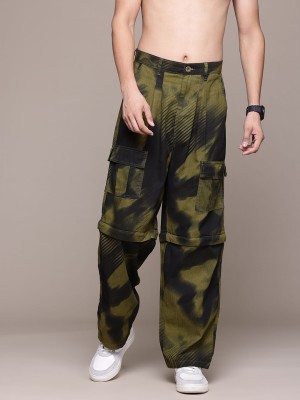 Roadster Regular Fit Men Green Trousers