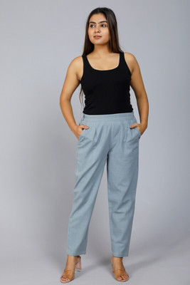 IRK Fashion Regular Fit Women Grey Trousers