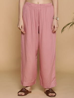 Moirai Relaxed Women Pink Trousers