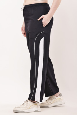 MYLOOKUP Regular Fit Women Black Trousers