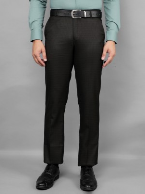 COBB ITALY Slim Fit Men Black Trousers