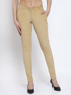 Klotthe Slim Fit Women Blue Trousers