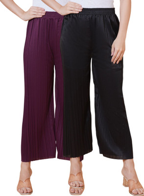 Kintu Parantu Regular Fit Women Multicolor Trousers