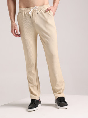 INDICLUB Relaxed Men Beige Trousers