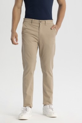 Snitch Slim Fit Men Brown Trousers