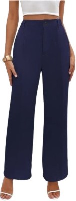 G18 STYLE HOUSE Regular Fit Women Blue Trousers