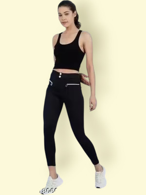 EpicDesigns Comfort Fit Women Black Trousers