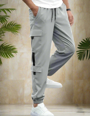 jogi Regular Fit Men Grey Trousers