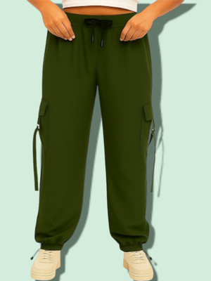 Classy creations Comfort Fit Women Green Trousers