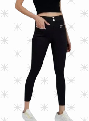 LaxmiEmpiree Comfort Fit Women Black Trousers