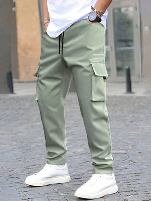 Anni Designer Regular Fit Men Light Green Trousers