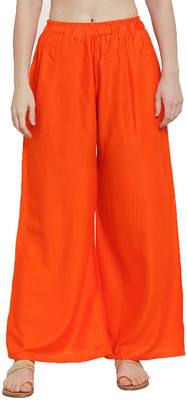 BCD FASHION Relaxed Women Orange Trousers