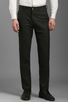 LOUIS PHILIPPE Slim Fit Men Grey Trousers