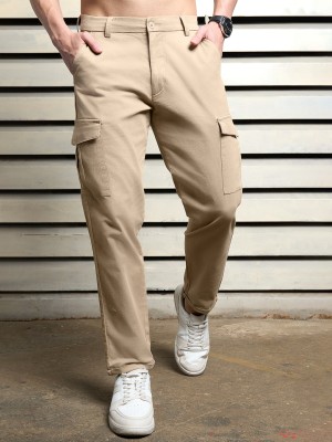 High Star Slim Fit Men Brown Trousers