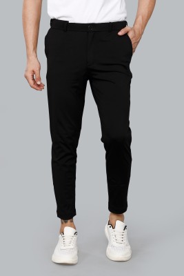 GAUMUKHI CREATION Regular Fit Men Black Trousers