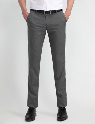 ARROW Tapered Men Grey Trousers