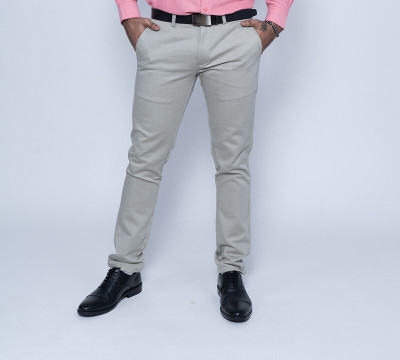 Nanzi Regular Fit Men Grey Trousers