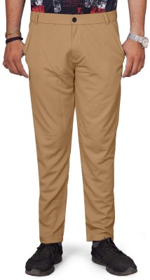 SANMIKA Straight Fit Men Brown Trousers