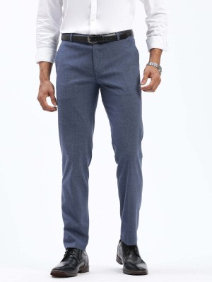 Showoff Slim Fit Men Blue Trousers