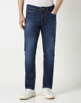 PETER ENGLAND Regular Fit Men Blue Trousers