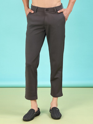V-MART Regular Fit Men Grey Trousers