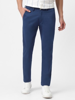 Urbano Fashion Slim Fit Men Blue Trousers
