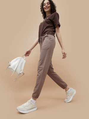 Fame Forever by Lifestyle Regular Fit Women Brown Trousers