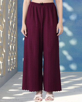 Tazmique Fashion Regular Fit Women Purple Trousers