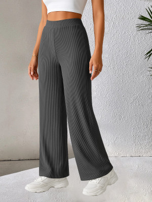 Moda Rapido Regular Fit Women Grey Trousers