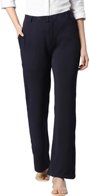 Smarty Pants Flared Women Blue Trousers