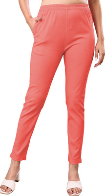 NEXSUS APPARELS Pink Jegging(Solid)