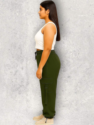 EpicDesigns Comfort Fit Women Green Trousers