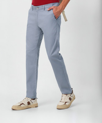 Urbano Fashion Slim Fit Men Light Blue Trousers