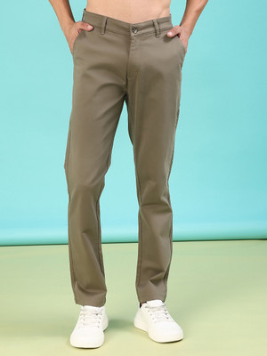 V-MART Slim Fit Men Green Trousers