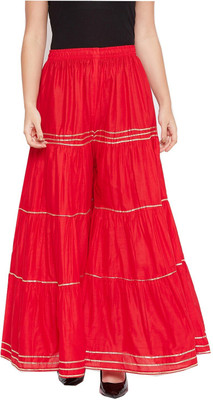 HouseOfCommon Regular Fit Women Red Trousers